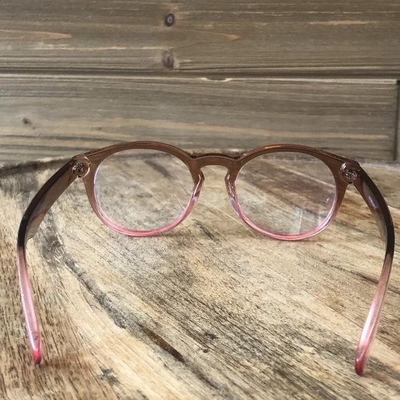 BP. Nordstrom Round pink Ombré Blue Light Glasses - Picture 4 of 4